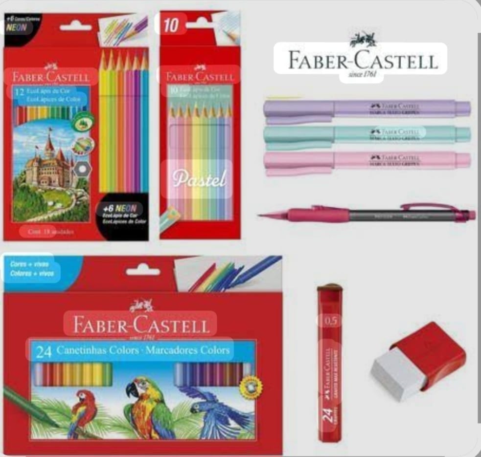 Pack Faber-Castell – Material de Desenho e Escrita Completo
