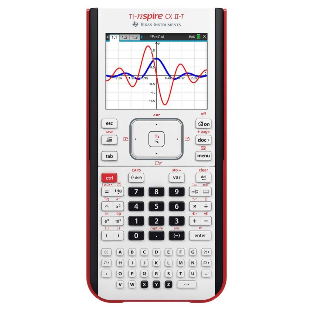 TEXAS INSTRUMENTS Calculadora Gráfica TI-Nspire™ CX II-T, 3,2” 320 x 240, Cinzento